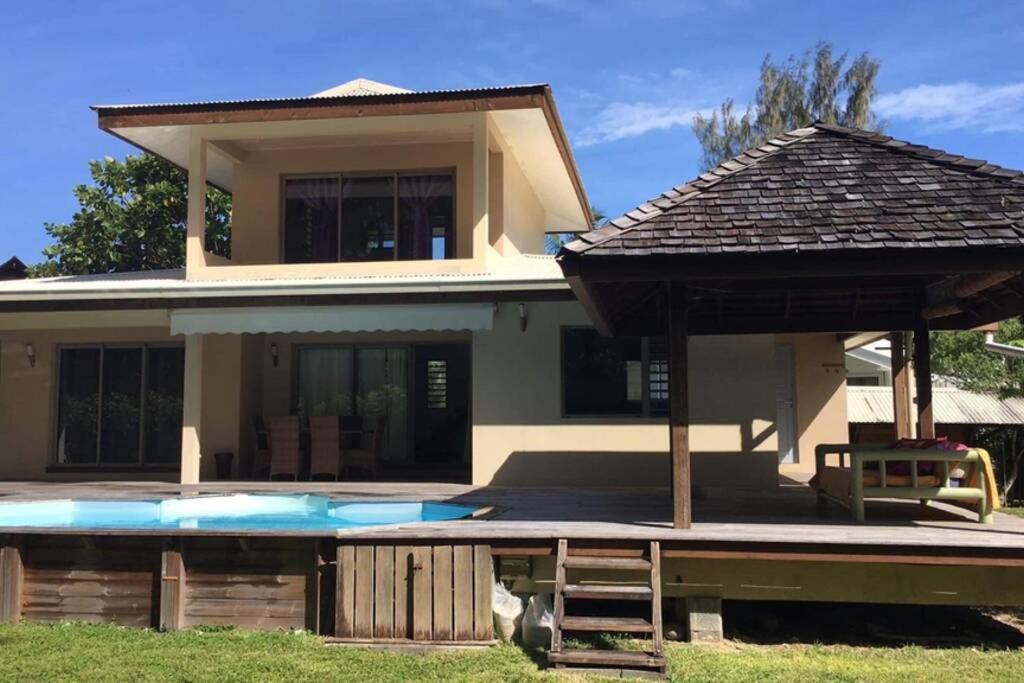 Moorea Temae Villa Walking Dist Beach And Golf Exterior photo