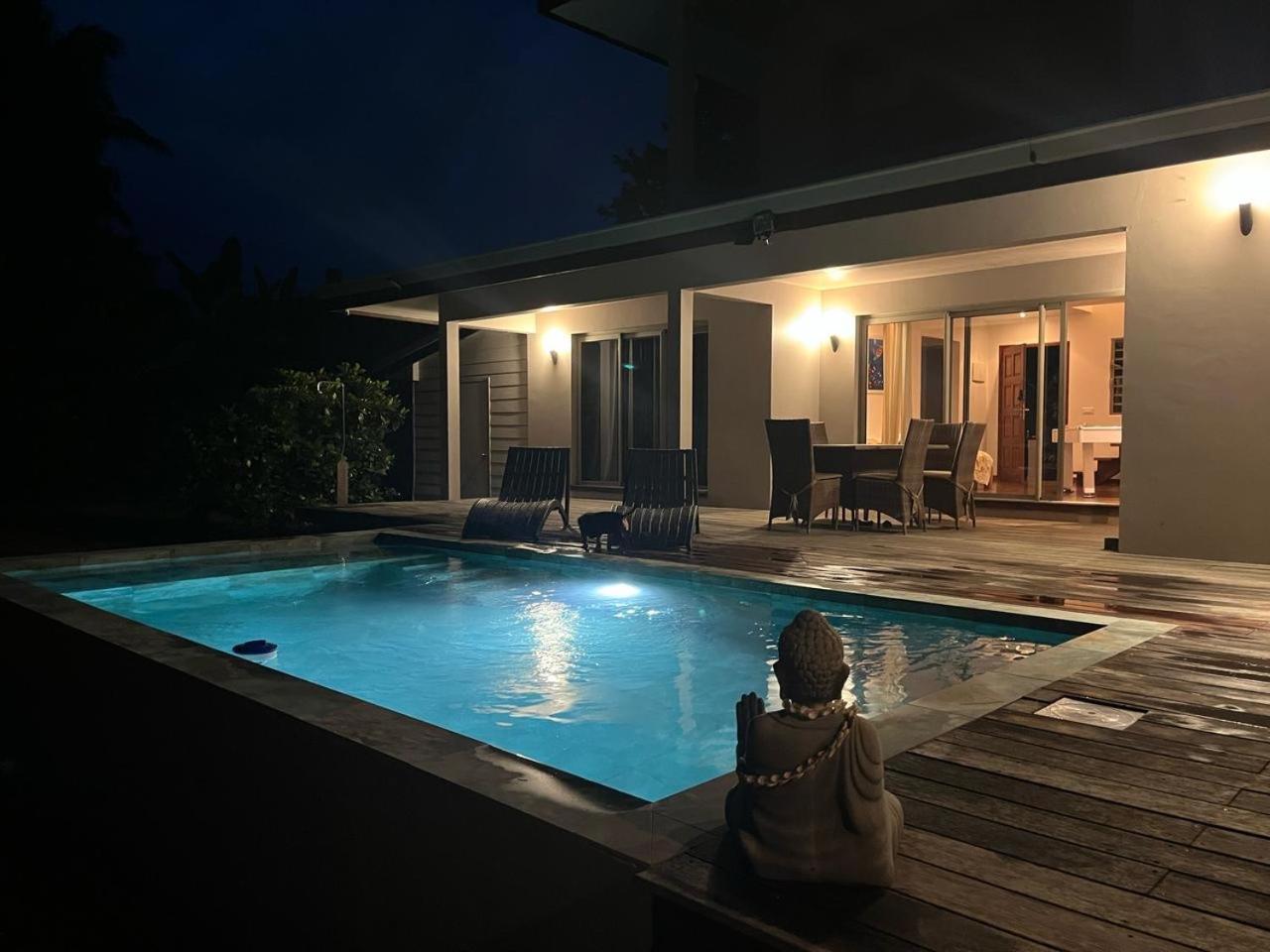 Moorea Temae Villa Walking Dist Beach And Golf Exterior photo